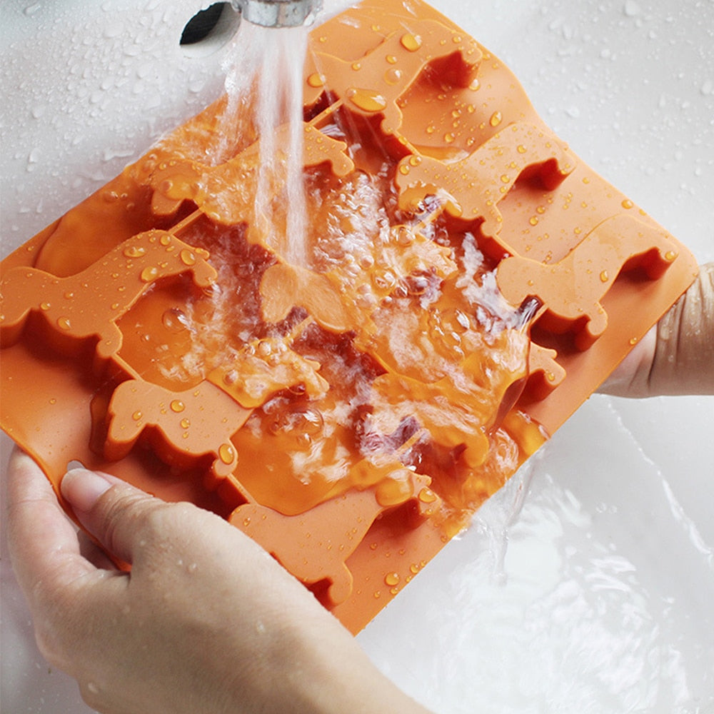 Doxie Ice Mold | Flexible Silicone, Dachshund Design