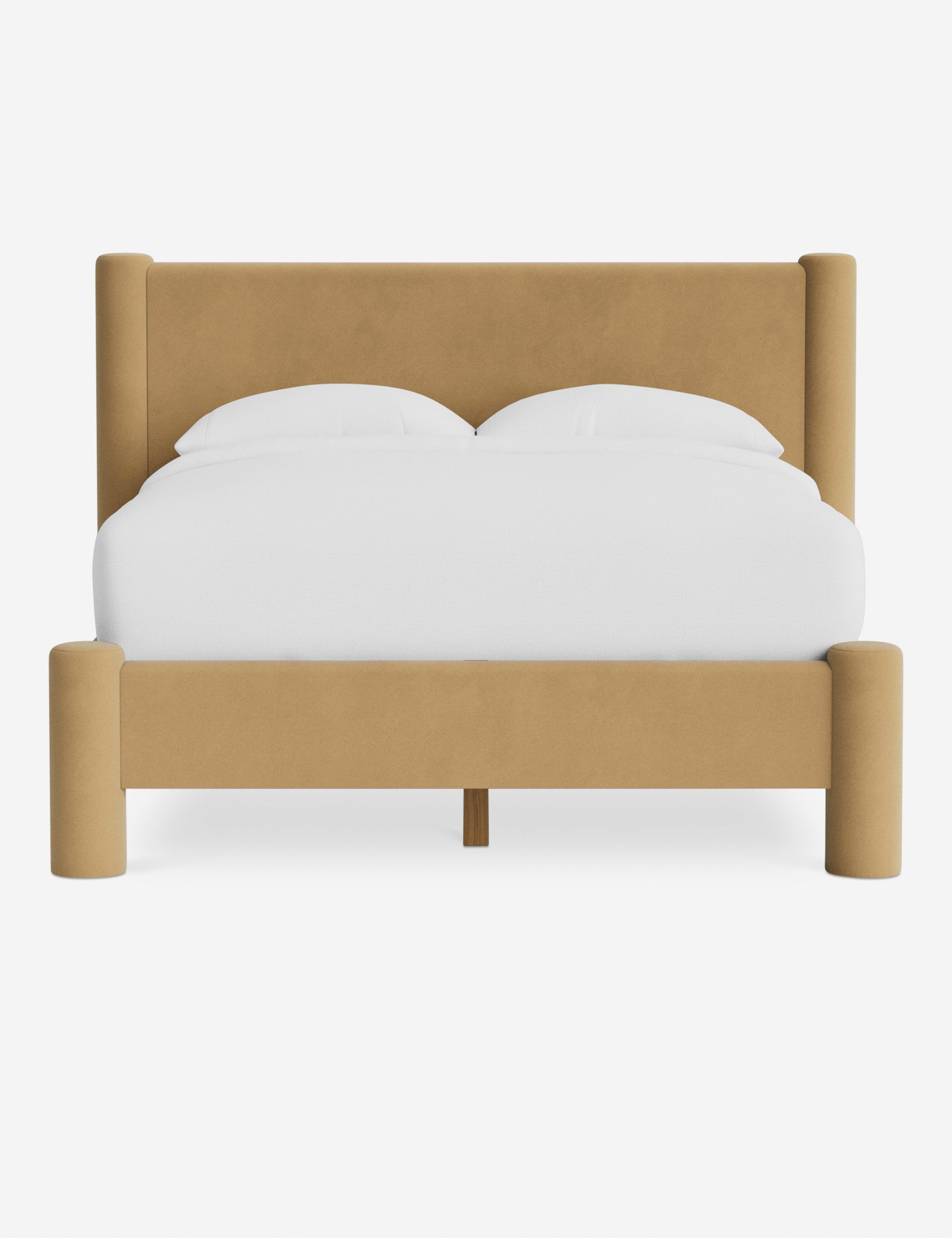 Bello Bed | Oversized Headboard, Fully-Upholstered Frame
