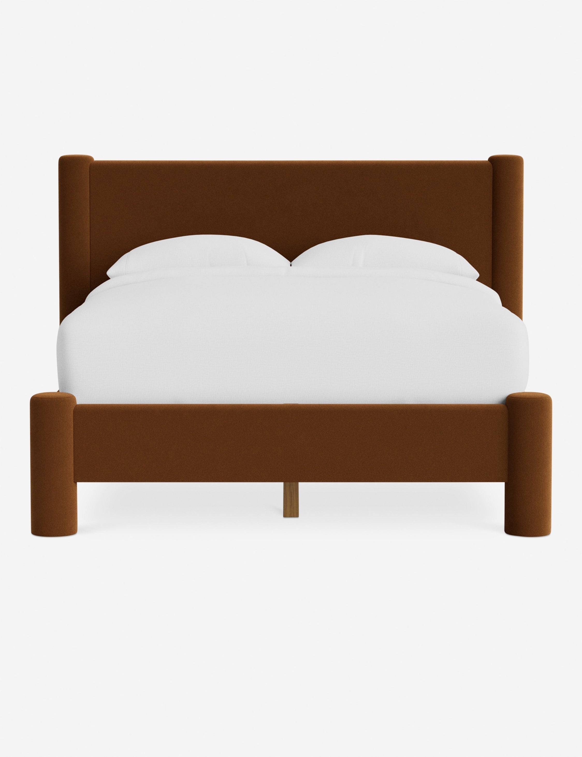 Bello Bed | Oversized Headboard, Fully-Upholstered Frame
