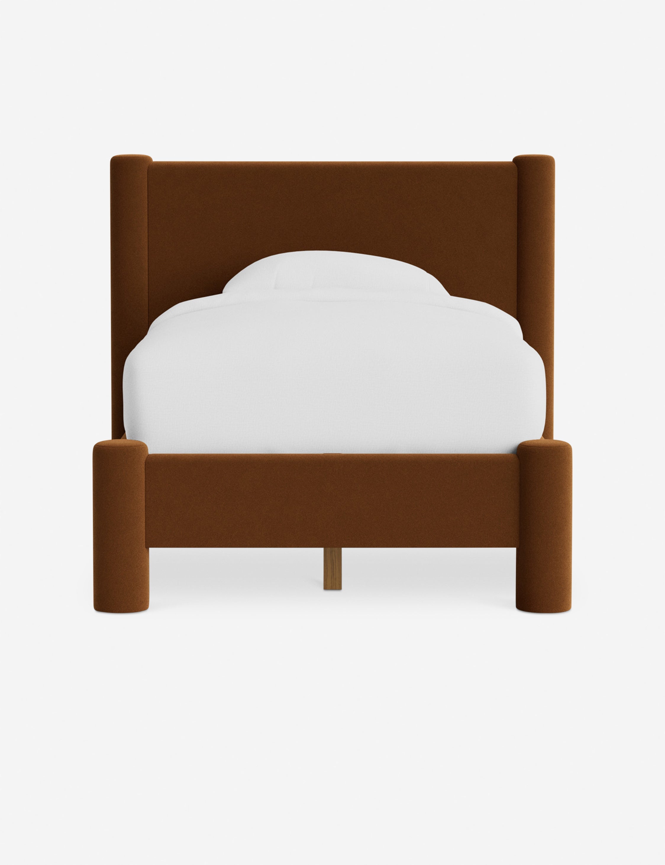 Bello Bed | Oversized Headboard, Fully-Upholstered Frame