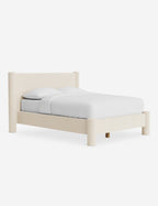 Bello Bed | Oversized Headboard, Fully-Upholstered Frame