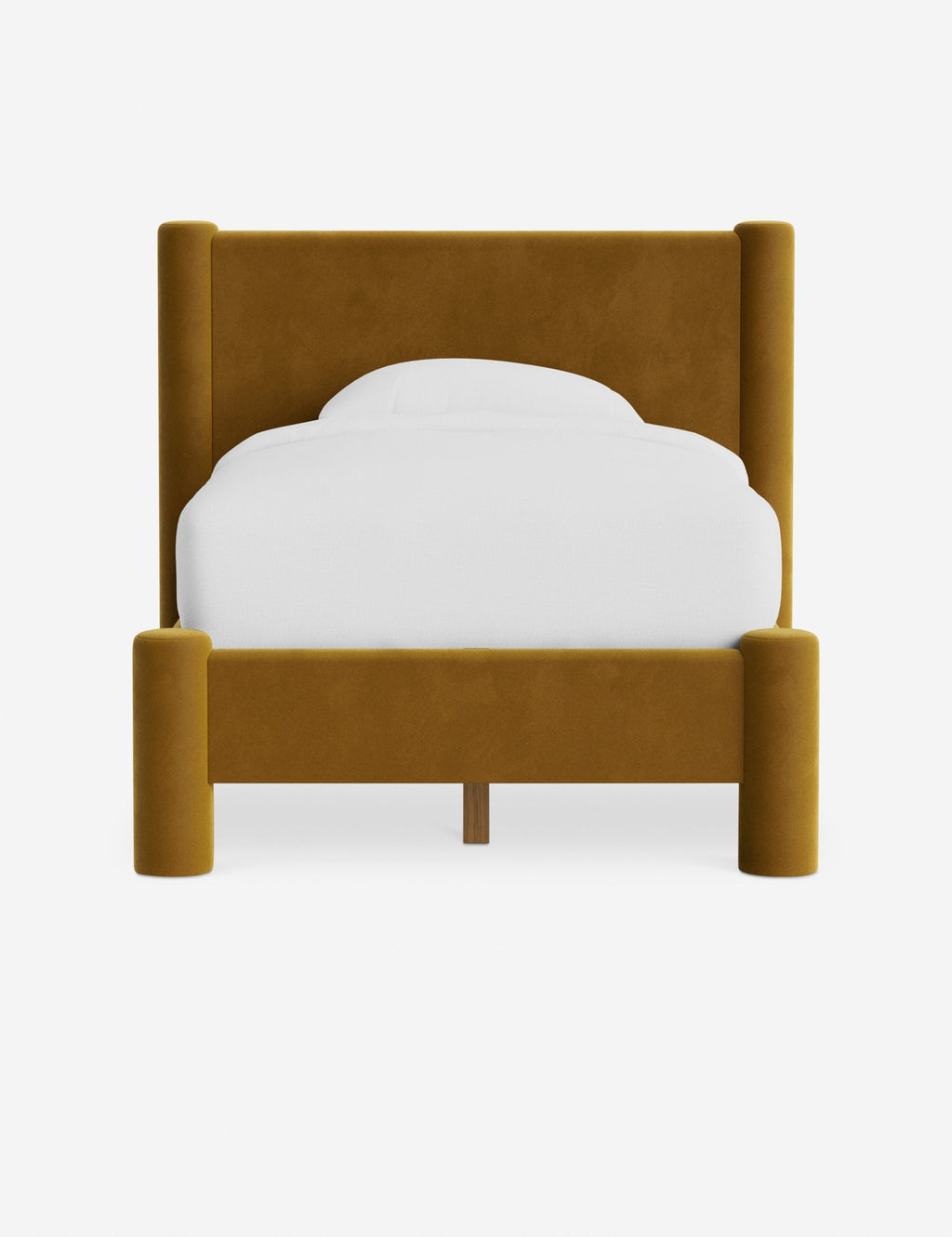 Bello Bed | Oversized Headboard, Fully-Upholstered Frame