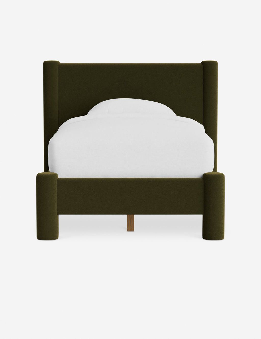 Bello Bed | Oversized Headboard, Fully-Upholstered Frame
