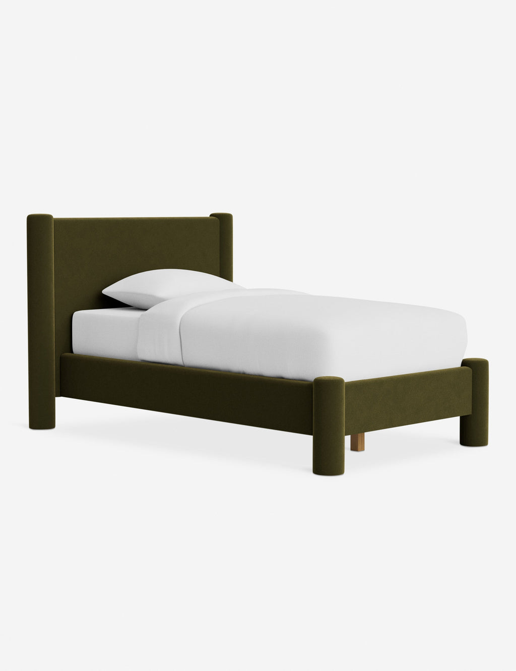 Bello Bed | Oversized Headboard, Fully-Upholstered Frame