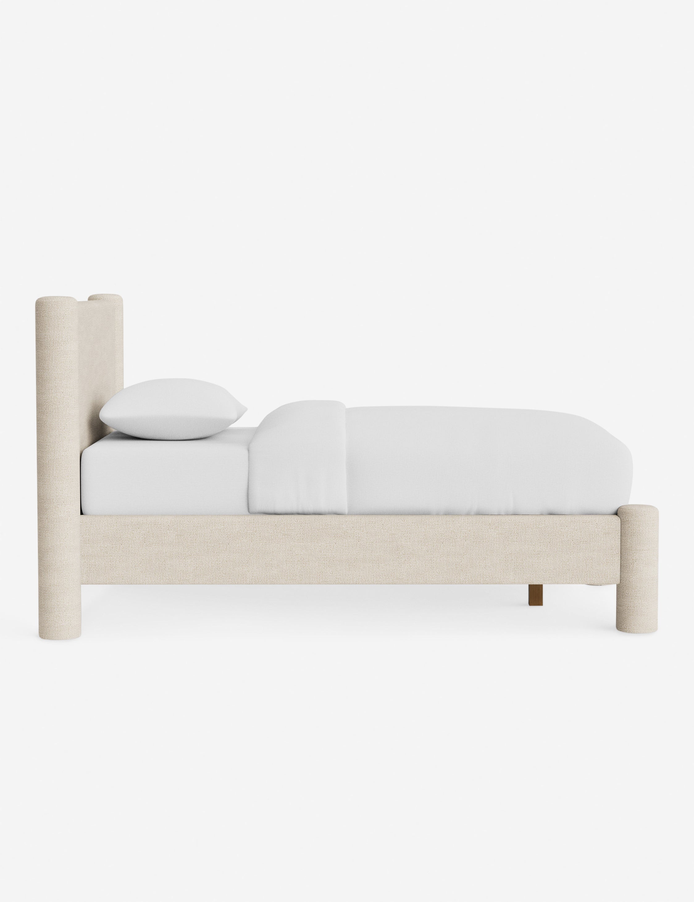 Bello Bed | Oversized Headboard, Fully-Upholstered Frame
