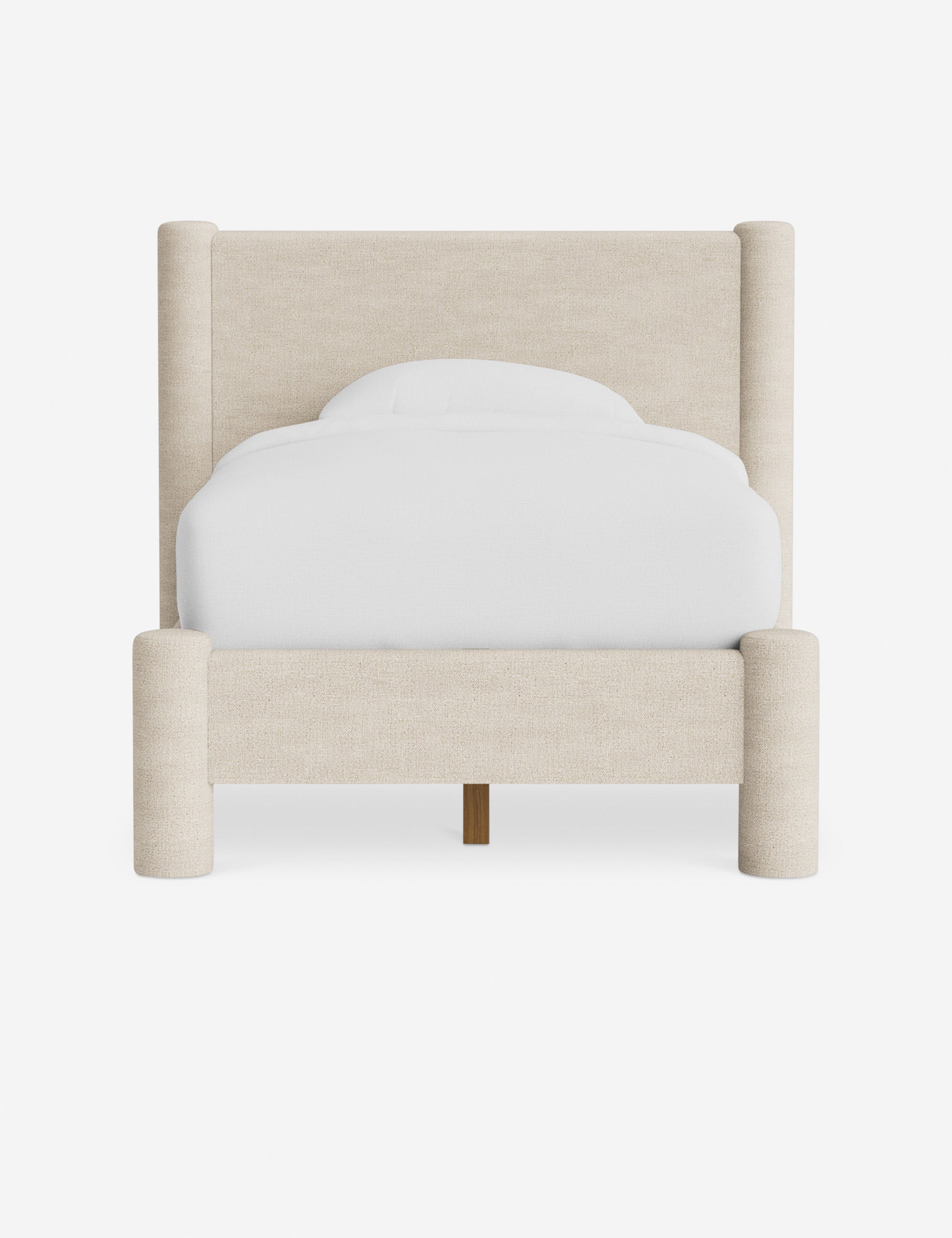 Bello Bed | Oversized Headboard, Fully-Upholstered Frame