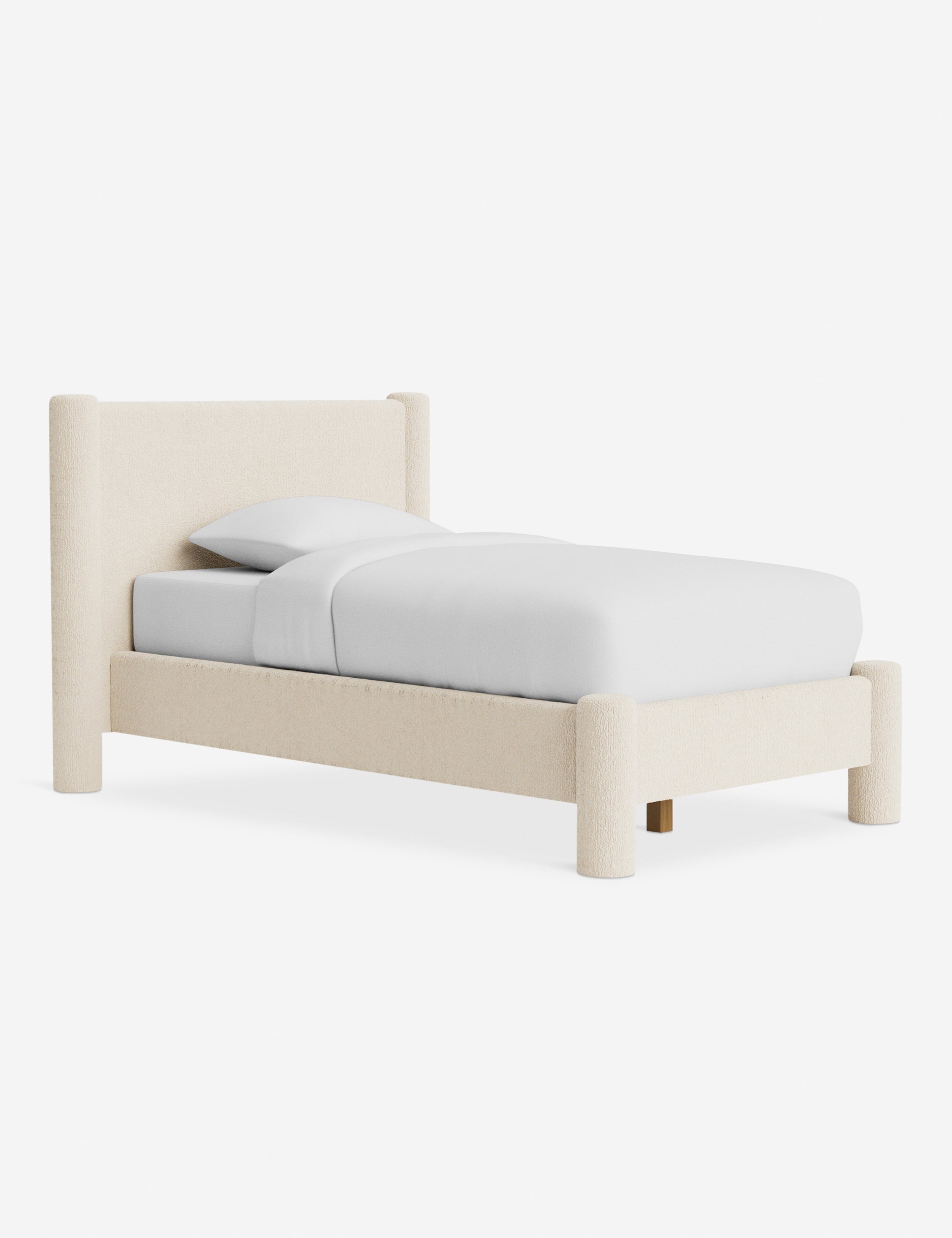 Bello Bed | Oversized Headboard, Fully-Upholstered Frame