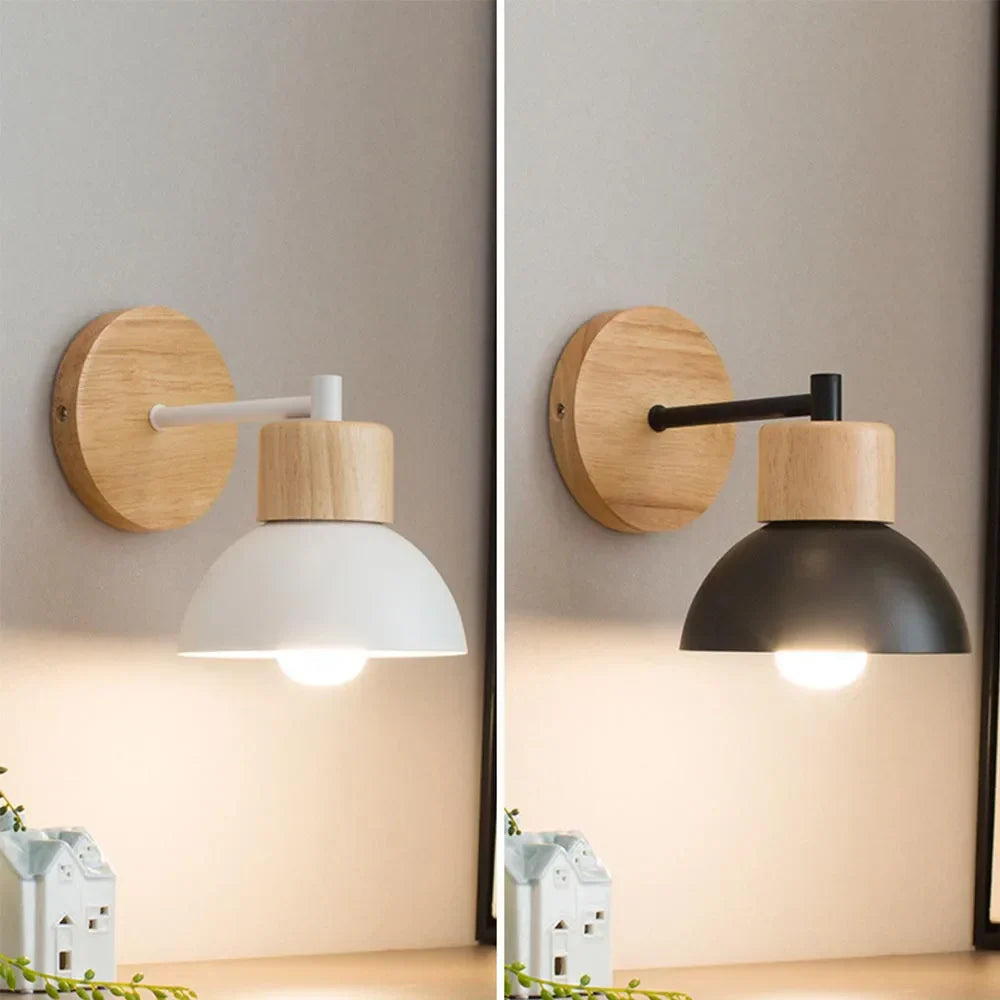 Bela Wall Lamp | Modern Wood & Metal Design, Soft Ambient Glow