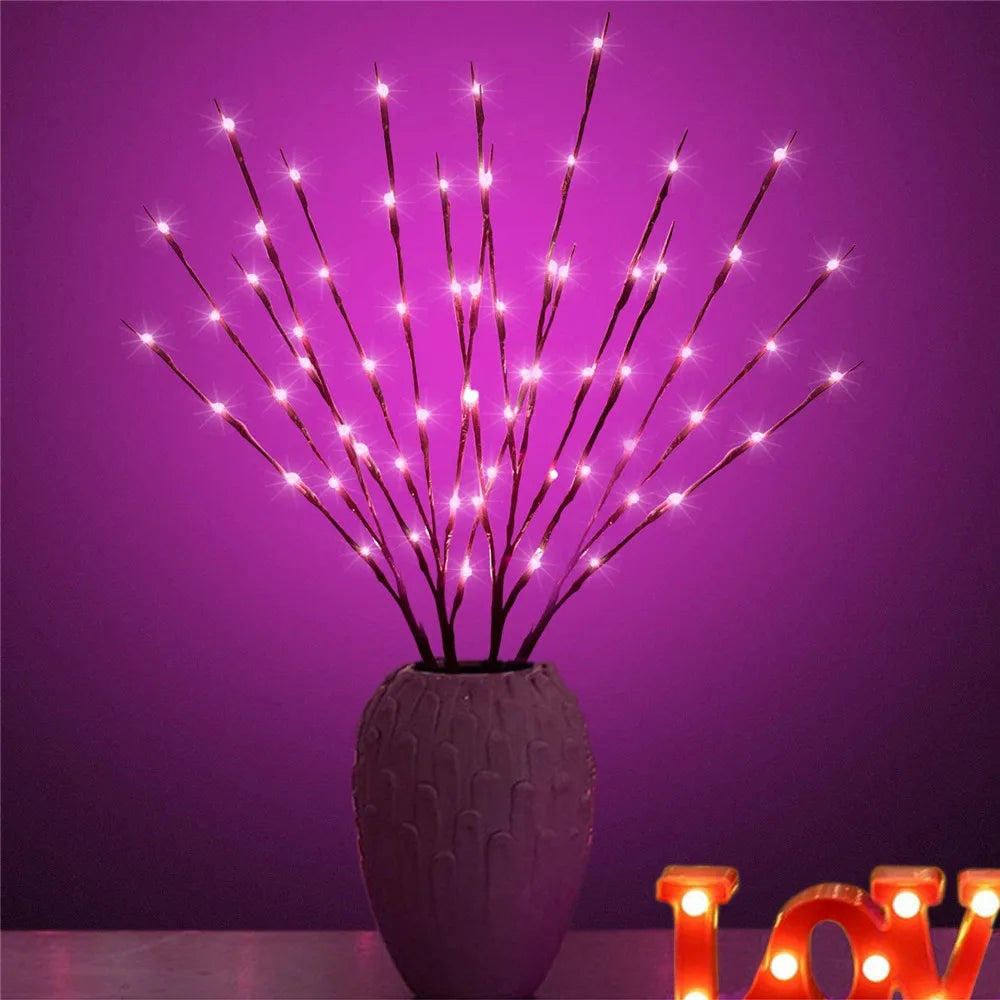 Vaelina – LED Willow Branch Lamp with 20 Light Points for Vase Decoration