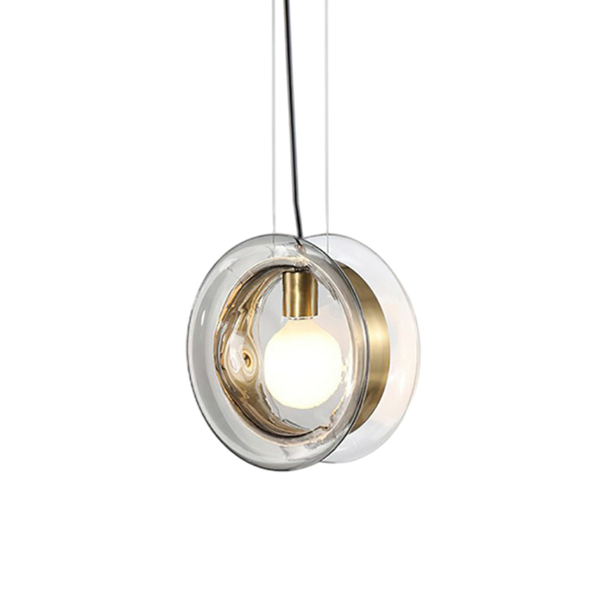 Hailie Colored Glass Orb Pendant Lamp