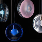 Hailie Colored Glass Orb Pendant Lamp