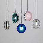 Hailie Colored Glass Orb Pendant Lamp