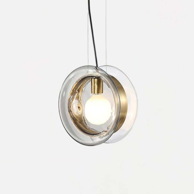 Hailie Colored Glass Orb Pendant Lamp