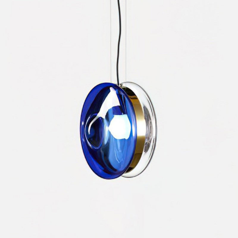 Hailie Colored Glass Orb Pendant Lamp