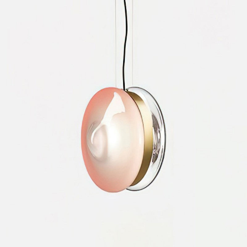 Hailie Colored Glass Orb Pendant Lamp