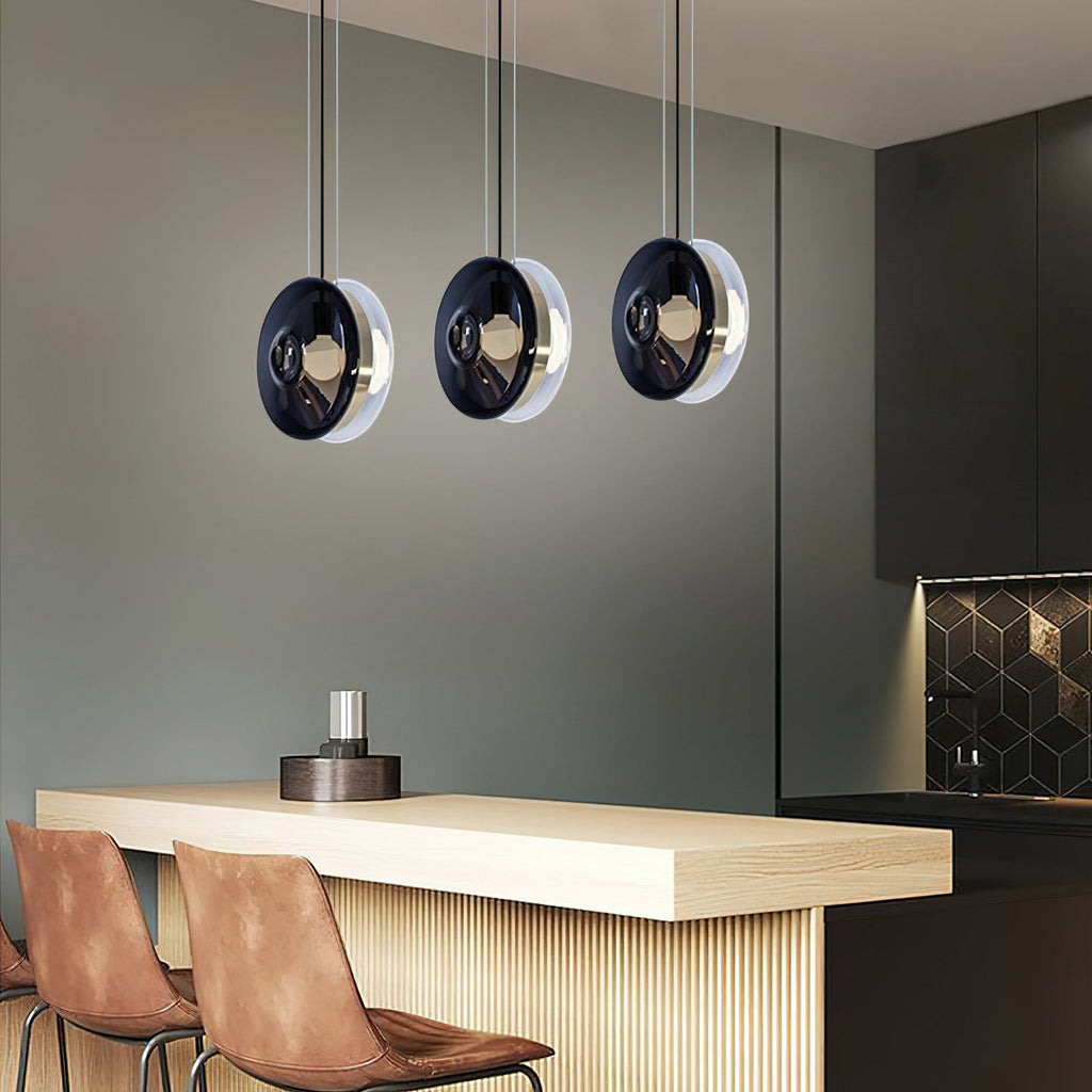 Hailie Colored Glass Orb Pendant Lamp