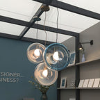 Hailie Colored Glass Orb Pendant Lamp
