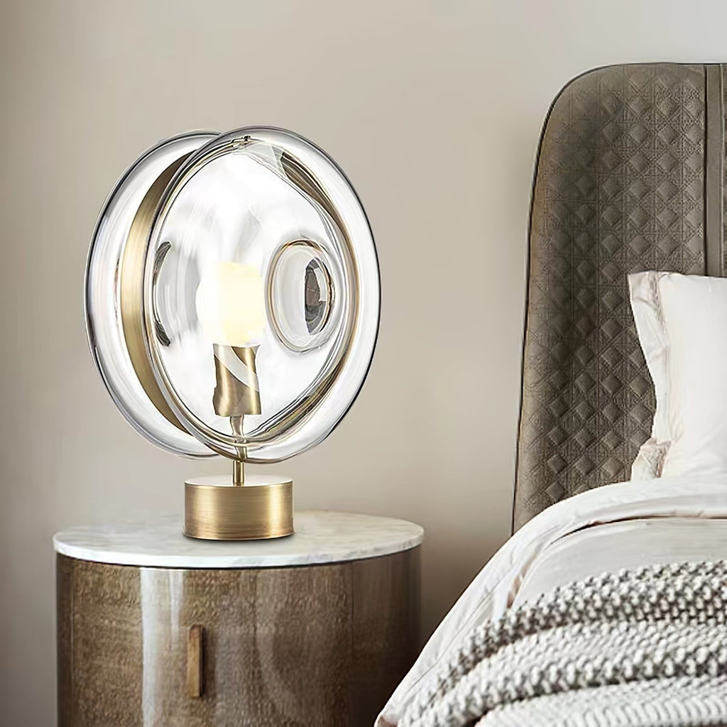 Hailie Orb Glass Table Lamp