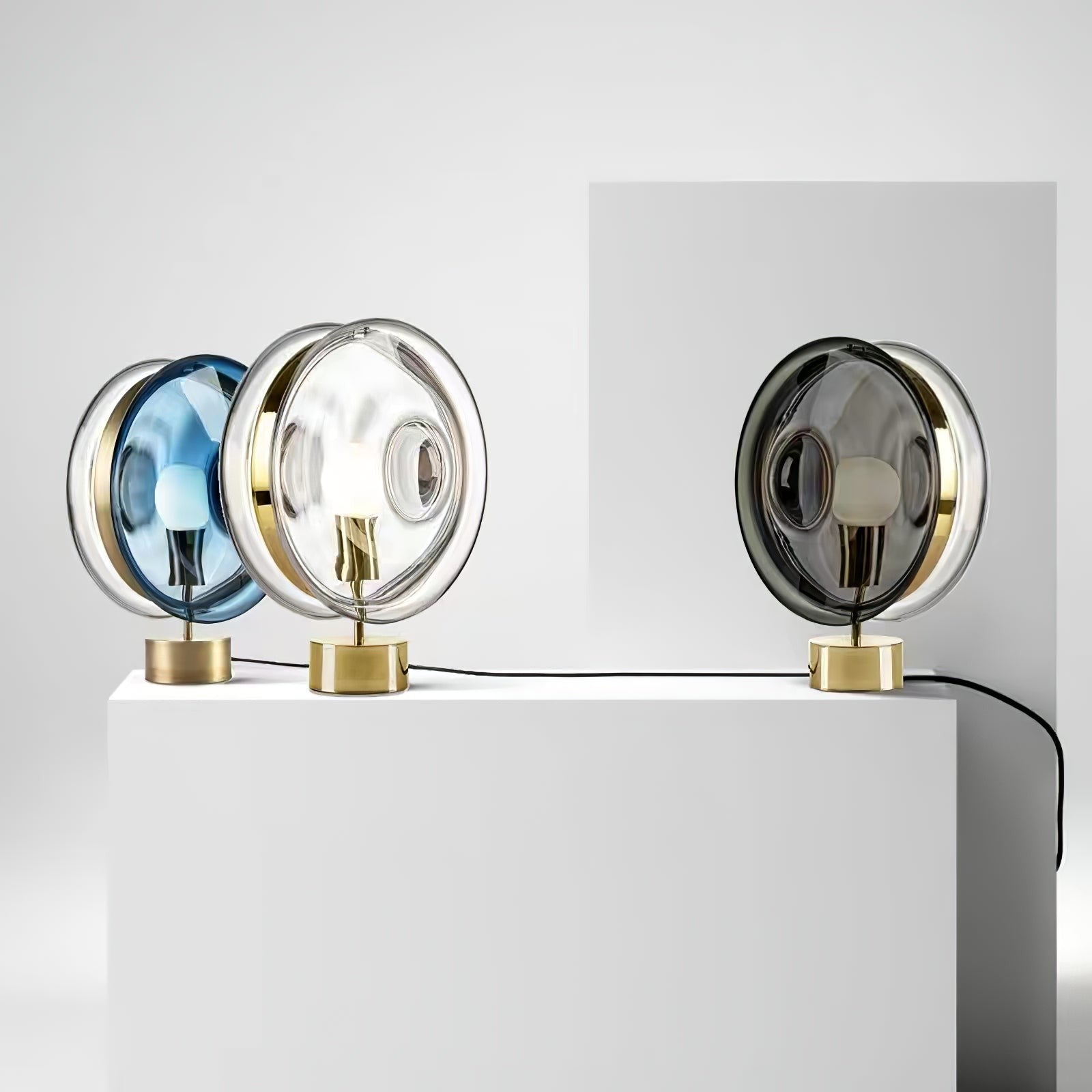 Hailie Orb Glass Table Lamp