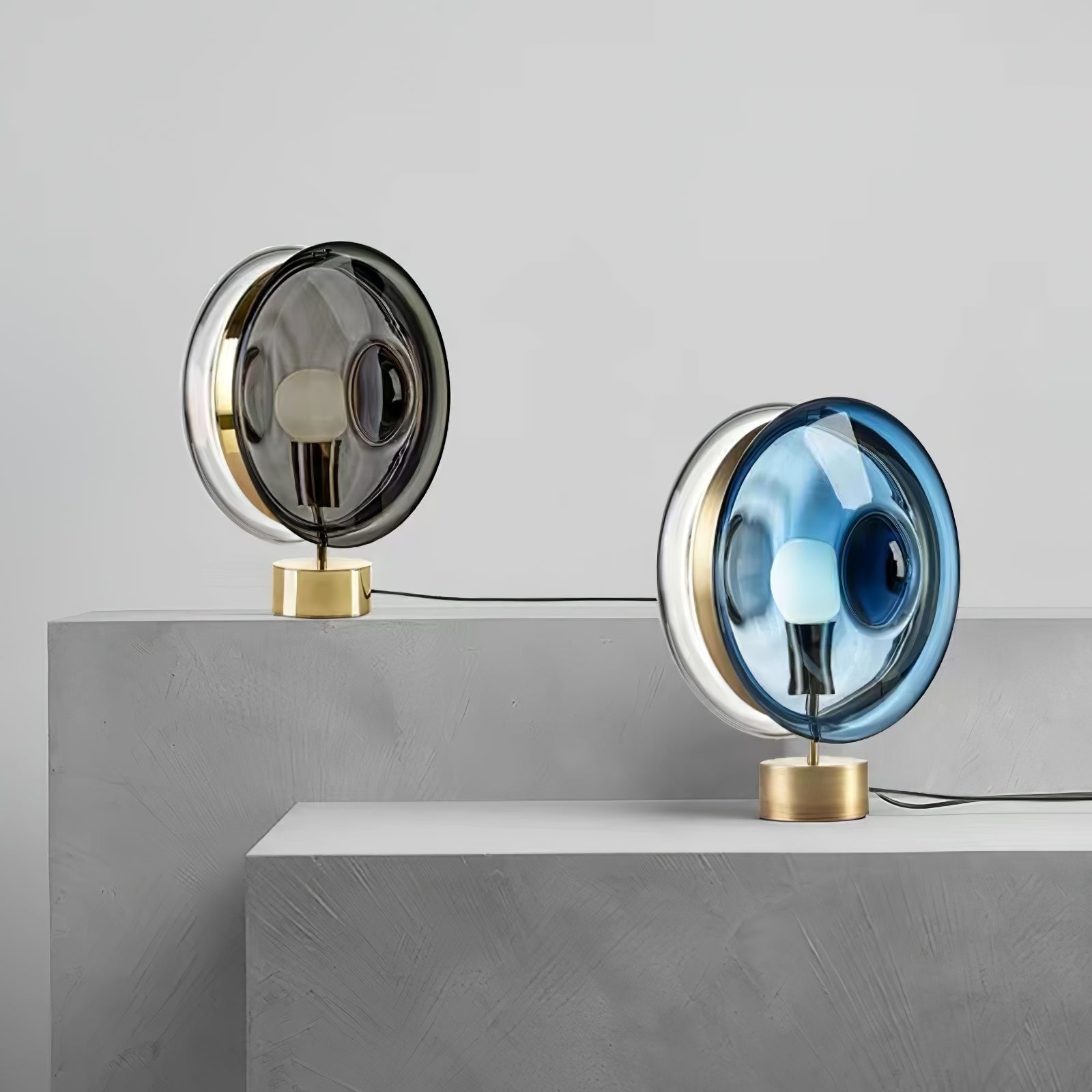 Hailie Orb Glass Table Lamp