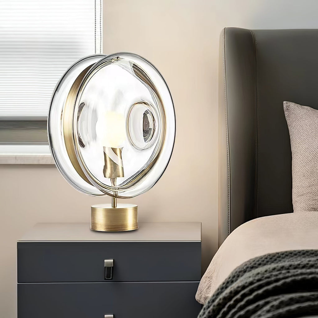 Hailie Orb Glass Table Lamp