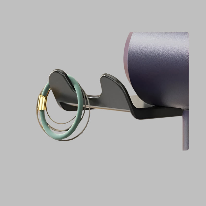 Hair Tool Organizer - Wall Mount Hair Dryer Holder with Heat-Resistant Design