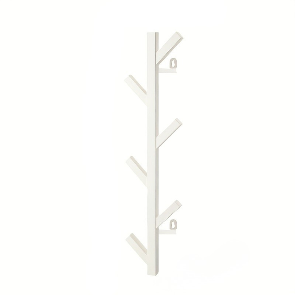 HakenKunst: Wall-Mounted Clothes Rack – Elegant Metal Frame with Gold-Colored Pipes, Space-Saving & Decorative for Bedroom & Office