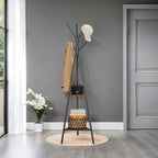 HakenTurm: Clothes Rack Metal – multifunctional coat & hat stand with shelves, sturdy & decorative for hallway & guest room