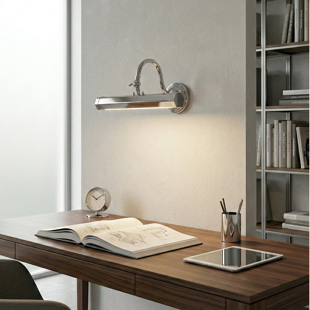Halcyon Swan-Neck Adjustable Picture Wall Light