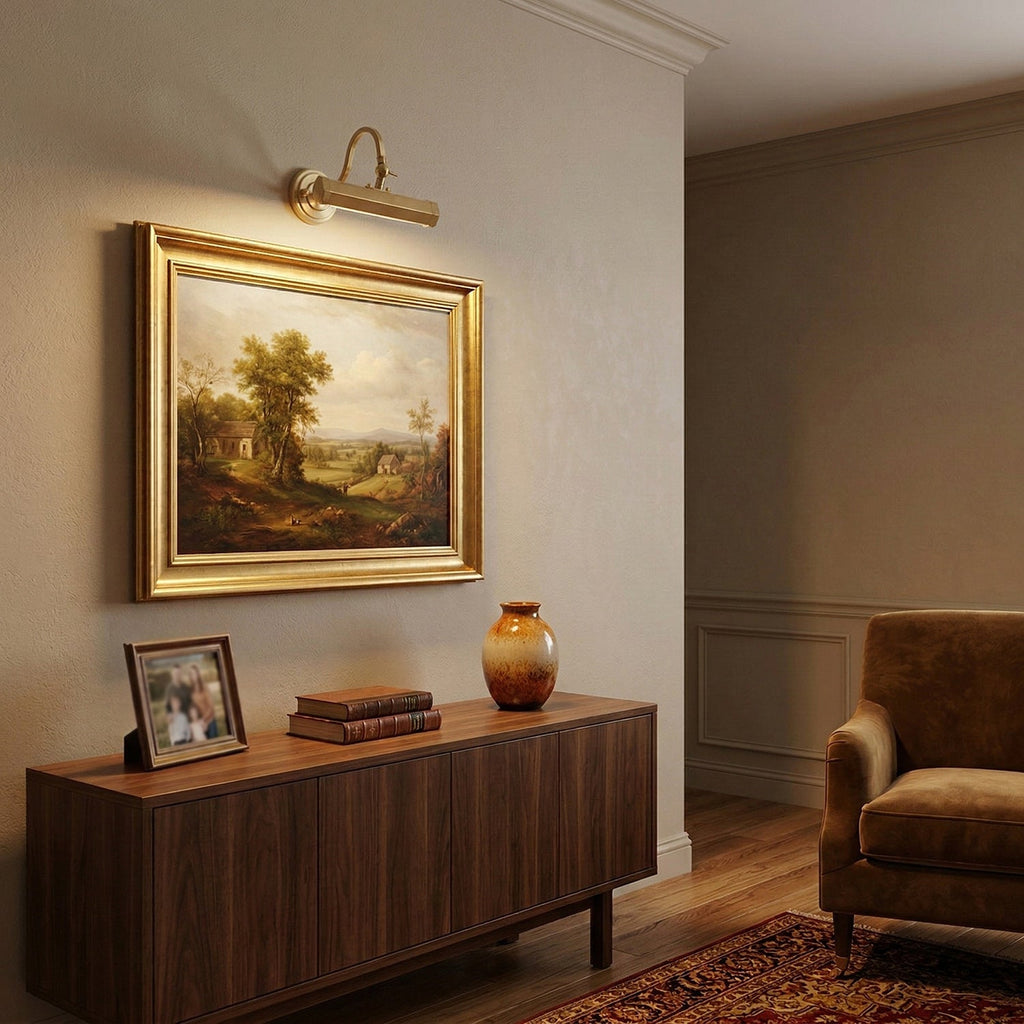 Halcyon Swan-Neck Adjustable Picture Wall Light