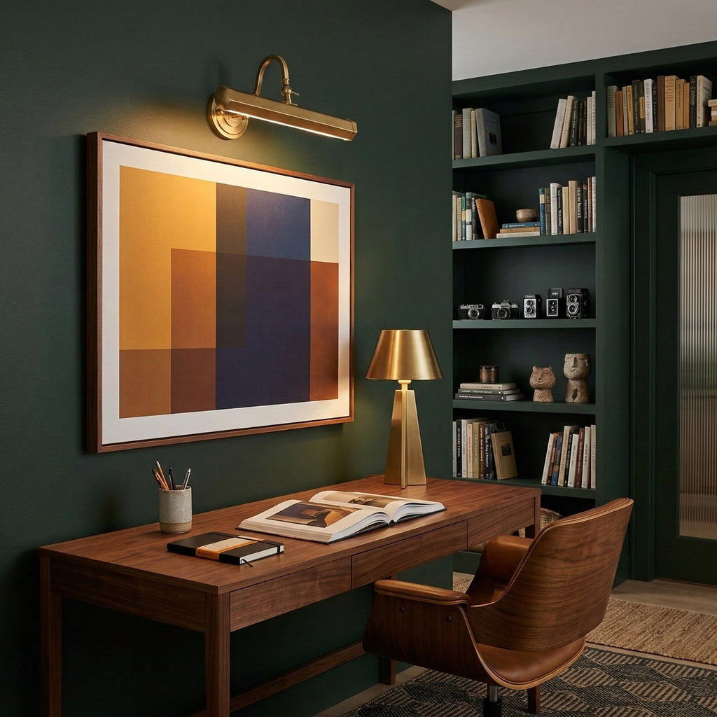 Halcyon Swan-Neck Adjustable Picture Wall Light