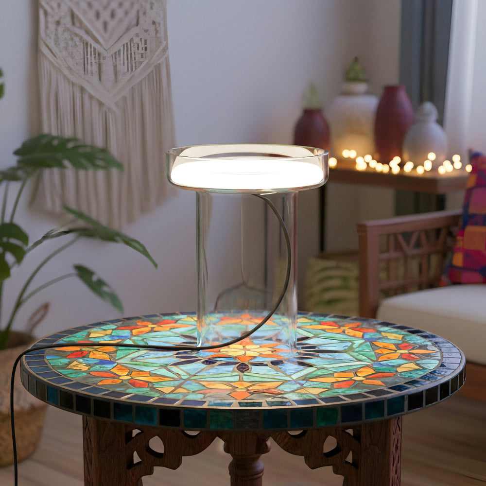 Halo Hand-Blown Glass Table Lamp