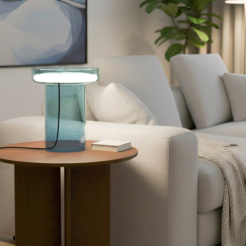 Halo Hand-Blown Glass Table Lamp