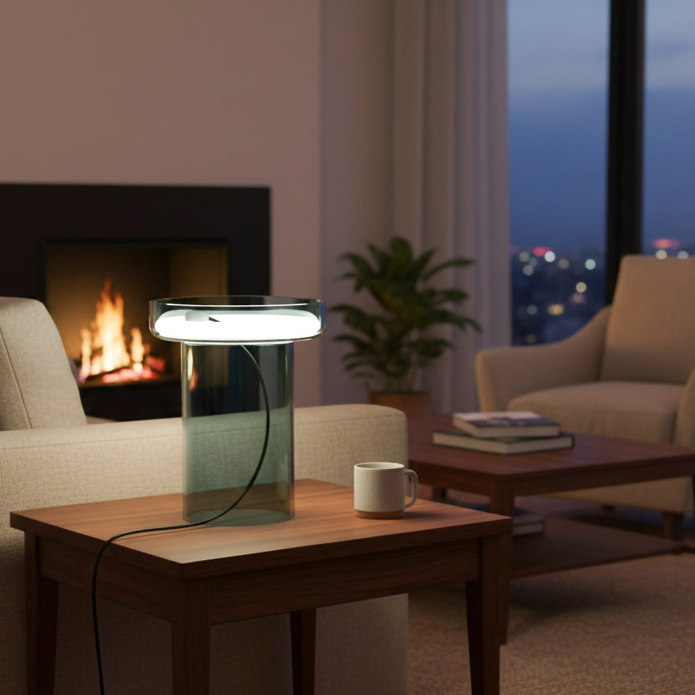 Halo Hand-Blown Glass Table Lamp
