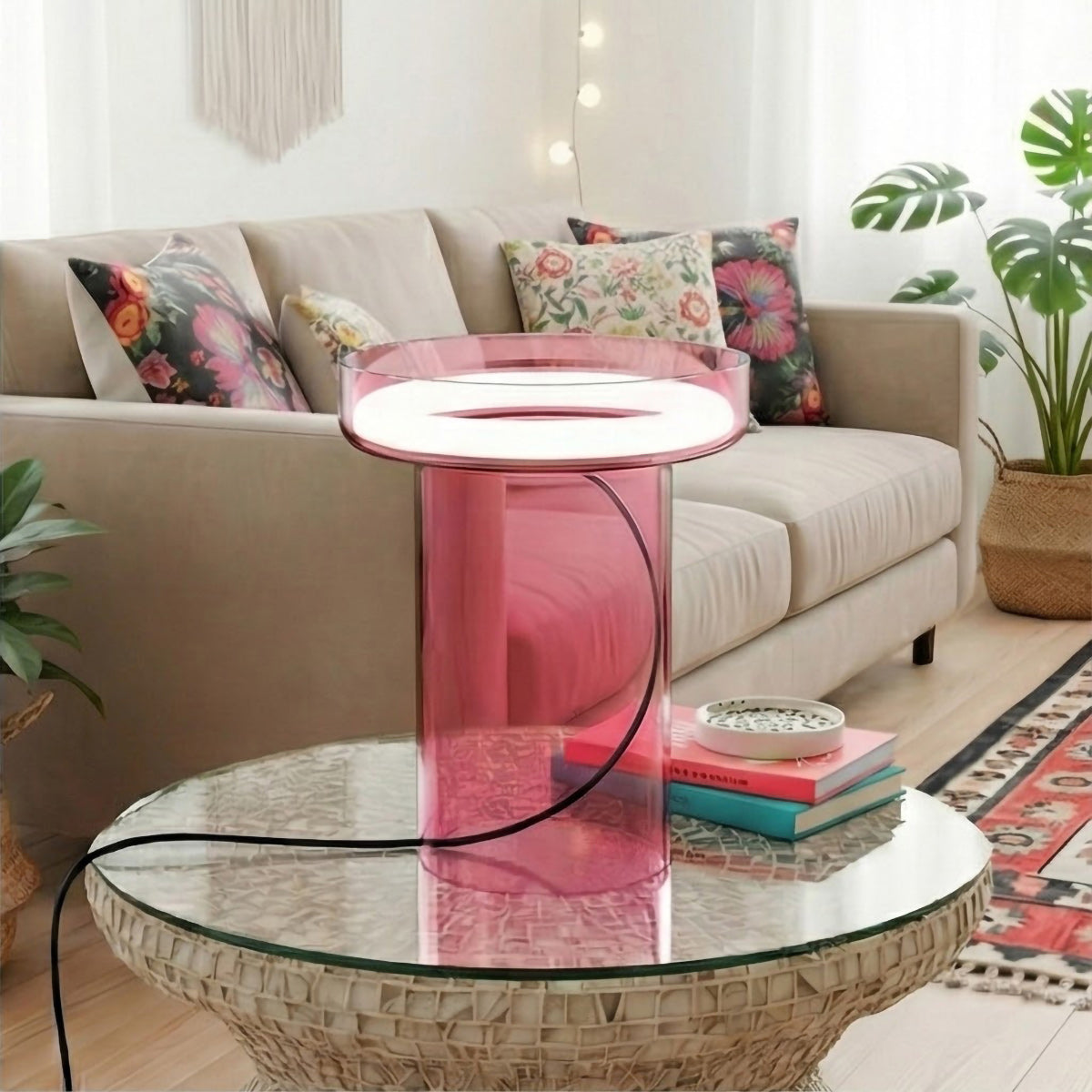 Halo Hand-Blown Glass Table Lamp