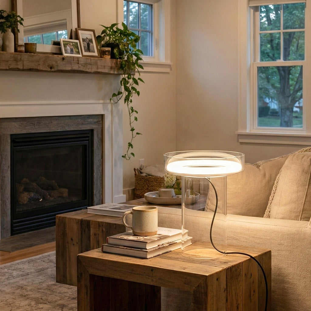 Halo Hand-Blown Glass Table Lamp