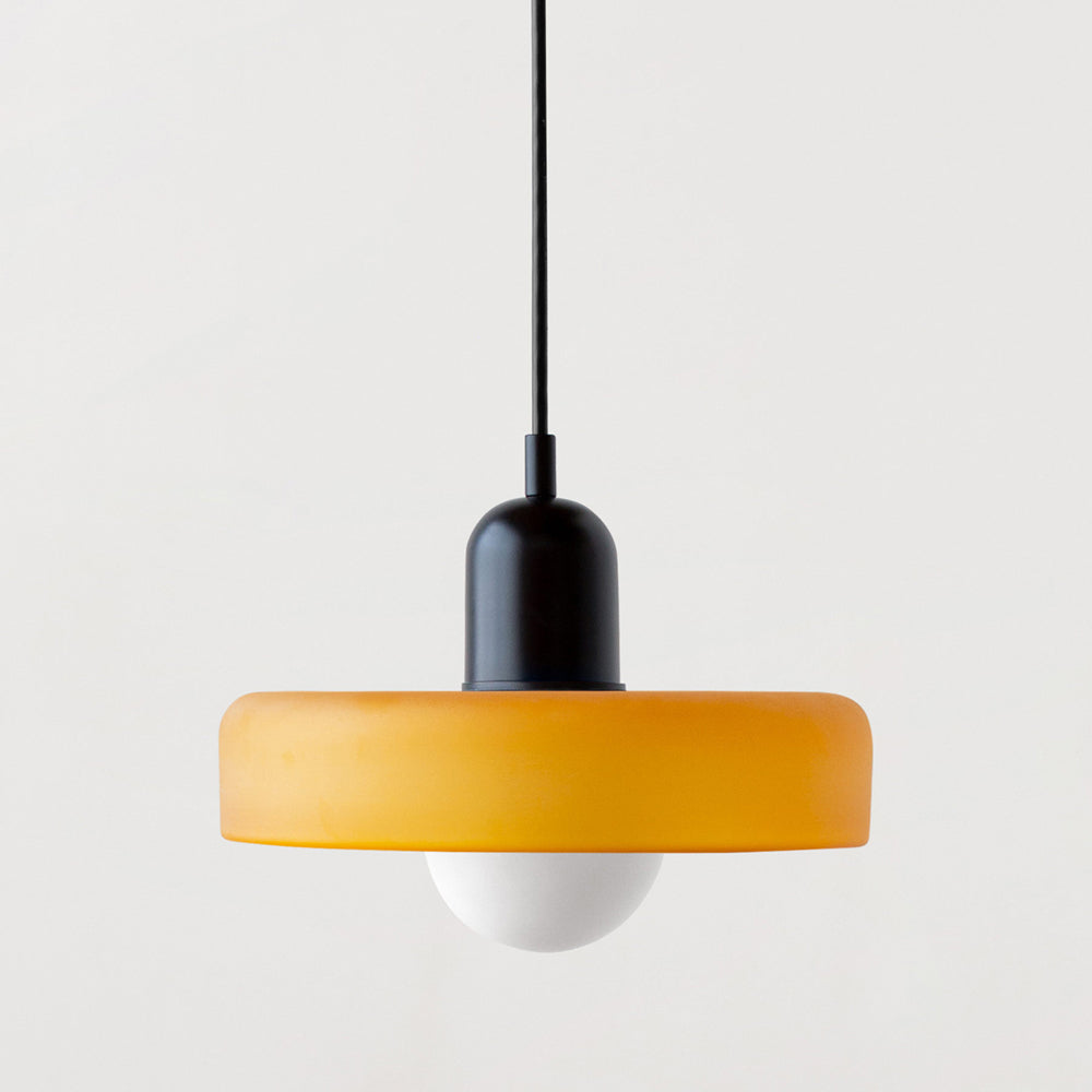 HaloLicht: Modern Art Deco Pendant Light Made of Glass for Stylish Living Spaces
