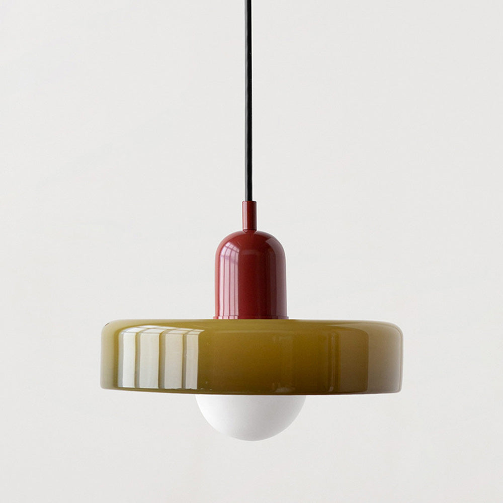 HaloLicht: Modern Art Deco Pendant Light Made of Glass for Stylish Living Spaces