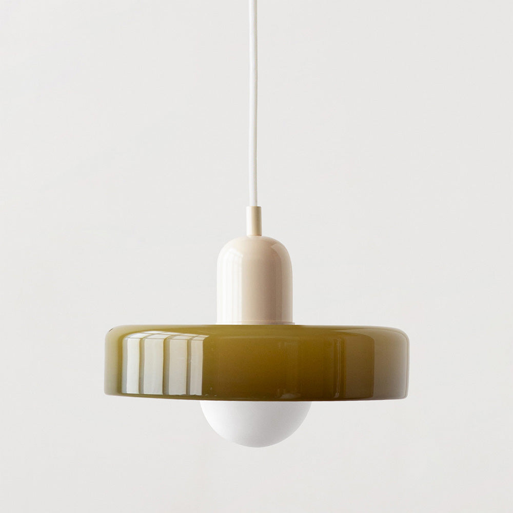 HaloLicht: Modern Art Deco Pendant Light Made of Glass for Stylish Living Spaces