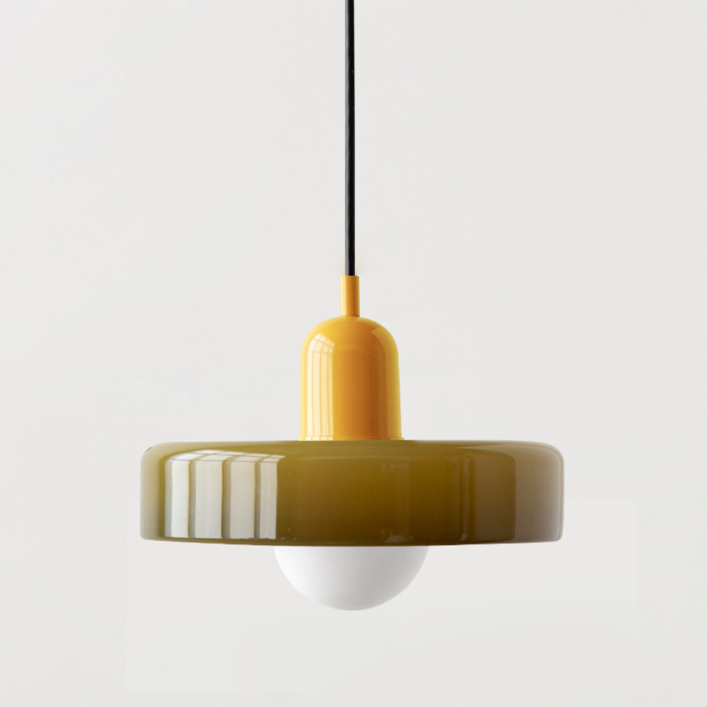 HaloLicht: Modern Art Deco Pendant Light Made of Glass for Stylish Living Spaces