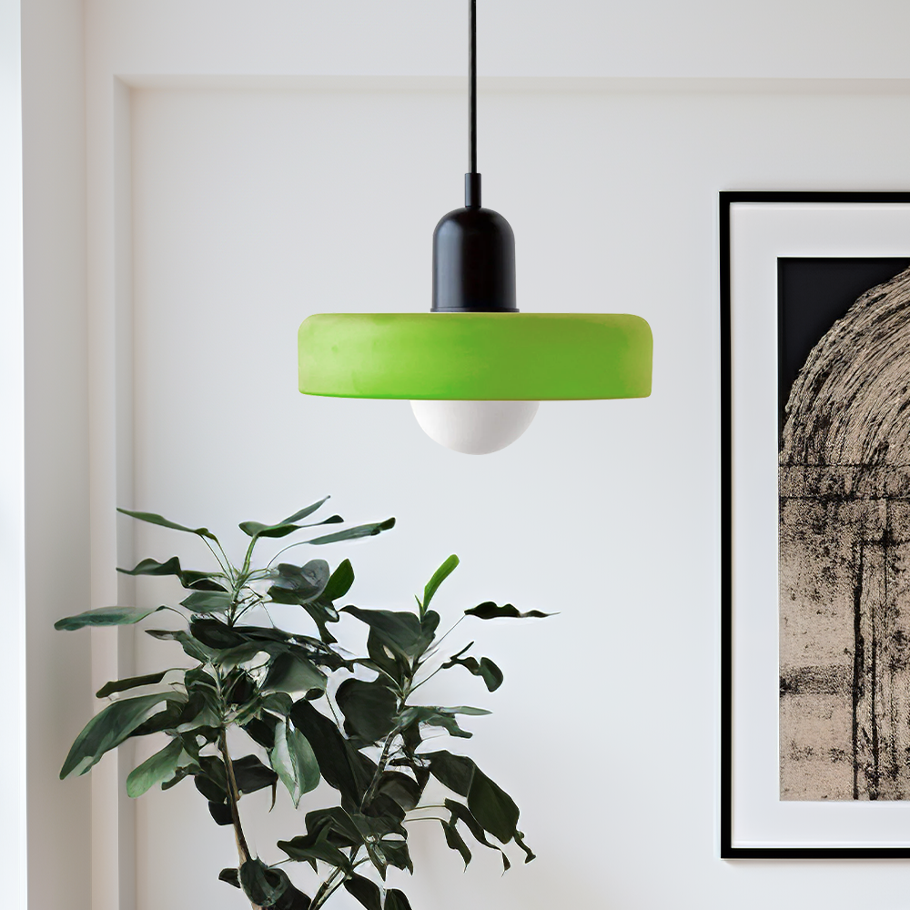 HaloLicht: Modern Art Deco Pendant Light Made of Glass for Stylish Living Spaces