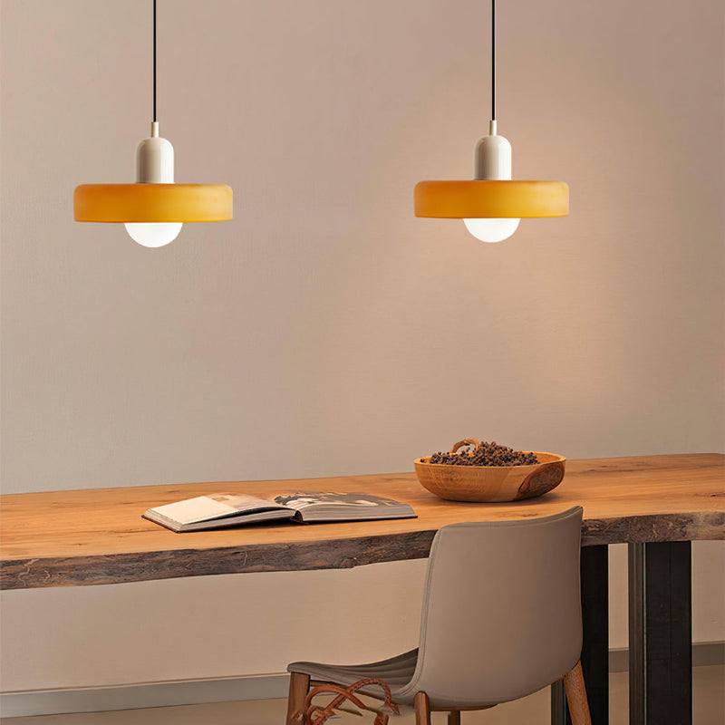 HaloLicht: Modern Art Deco Pendant Light Made of Glass for Stylish Living Spaces