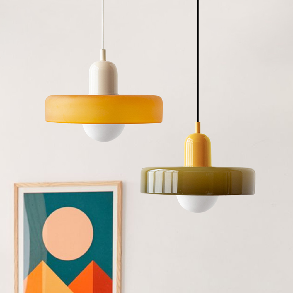 HaloLicht: Modern Art Deco Pendant Light Made of Glass for Stylish Living Spaces