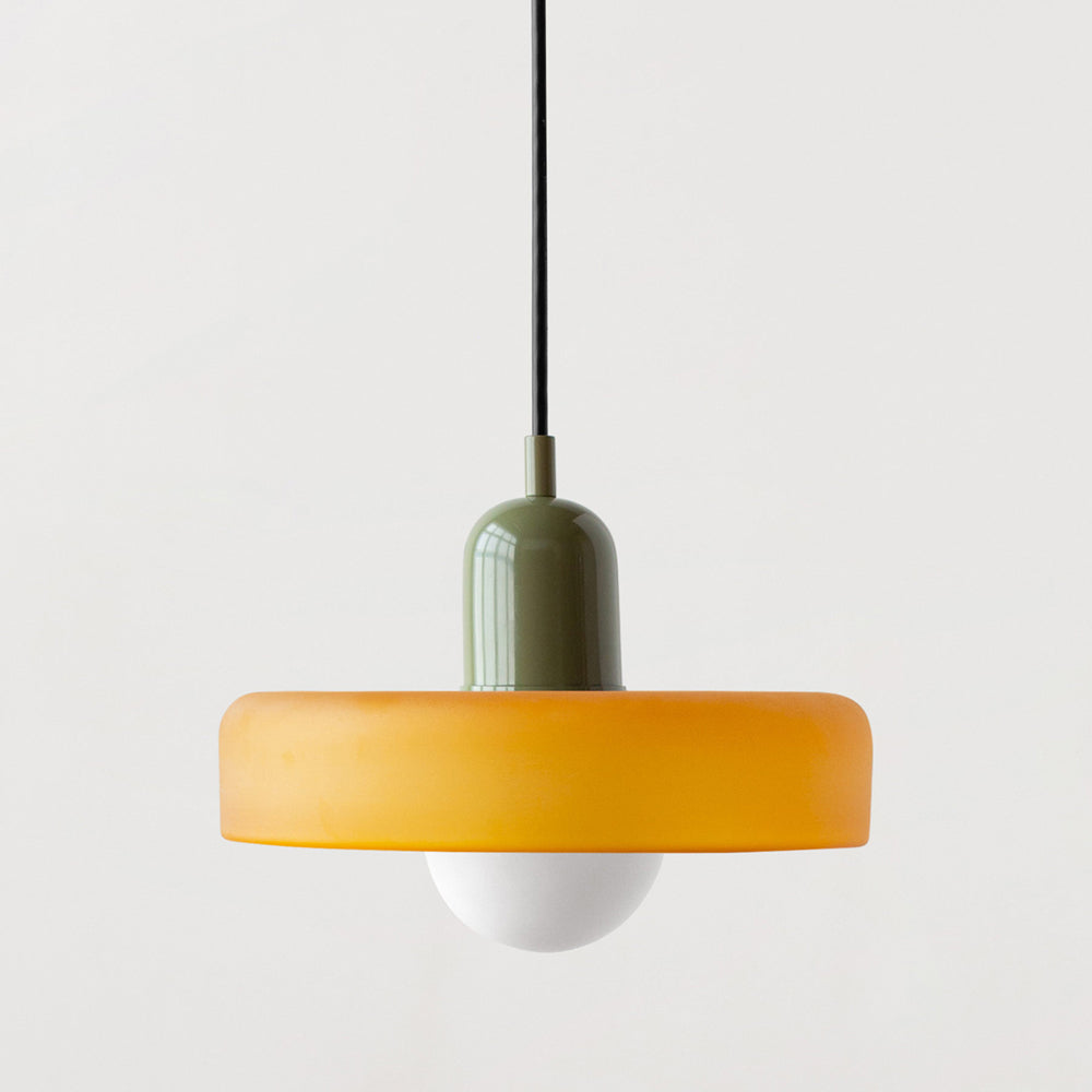 HaloLicht: Modern Art Deco Pendant Light Made of Glass for Stylish Living Spaces
