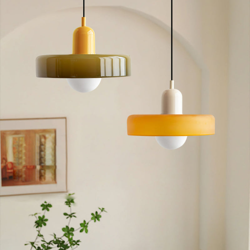 HaloLicht: Modern Art Deco Pendant Light Made of Glass for Stylish Living Spaces