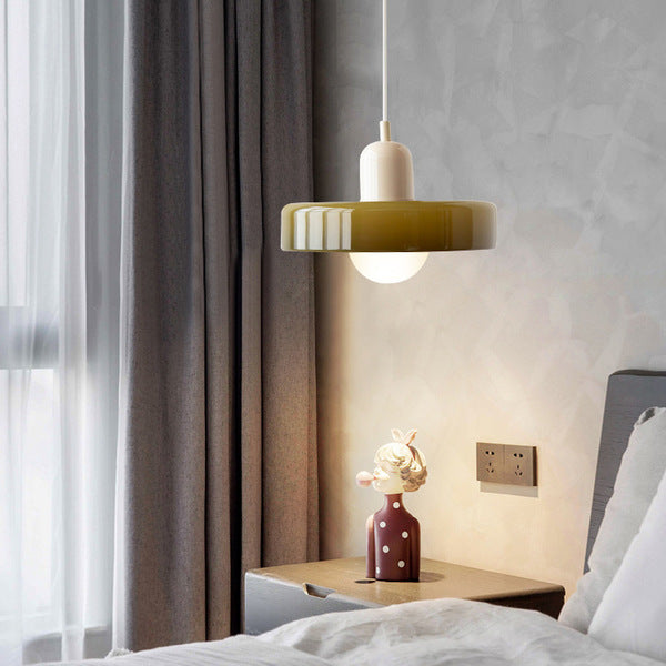 HaloLicht: Modern Art Deco Pendant Light Made of Glass for Stylish Living Spaces