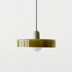 HaloLicht: Modern Art Deco Pendant Light Made of Glass for Stylish Living Spaces