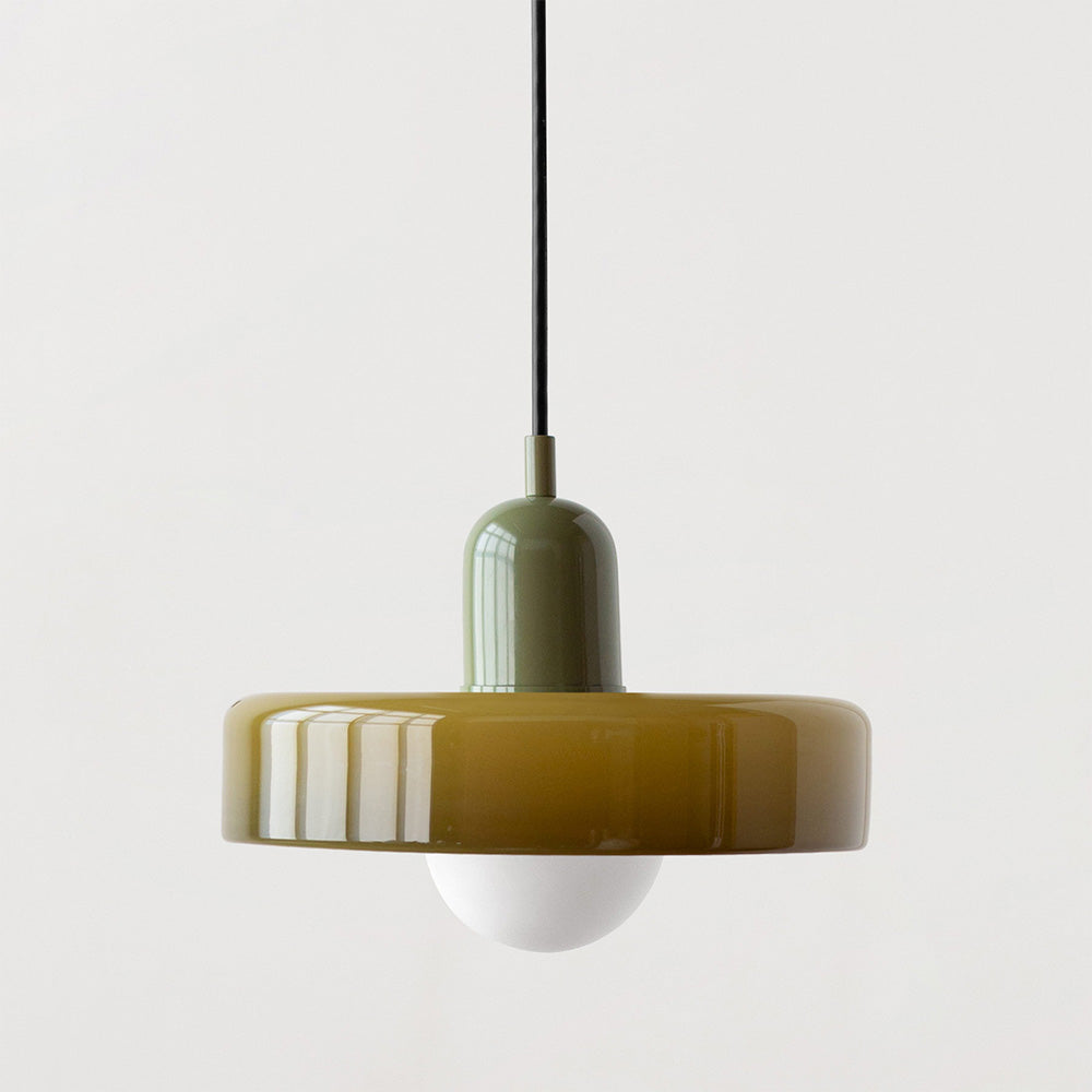 HaloLicht: Modern Art Deco Pendant Light Made of Glass for Stylish Living Spaces