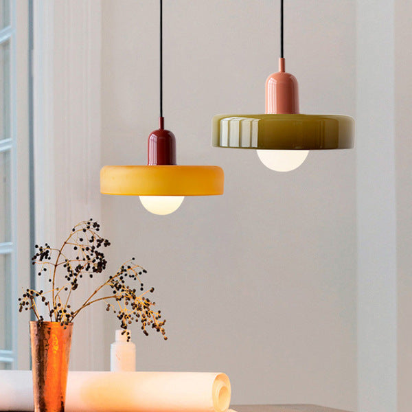 HaloLicht: Modern Art Deco Pendant Light Made of Glass for Stylish Living Spaces