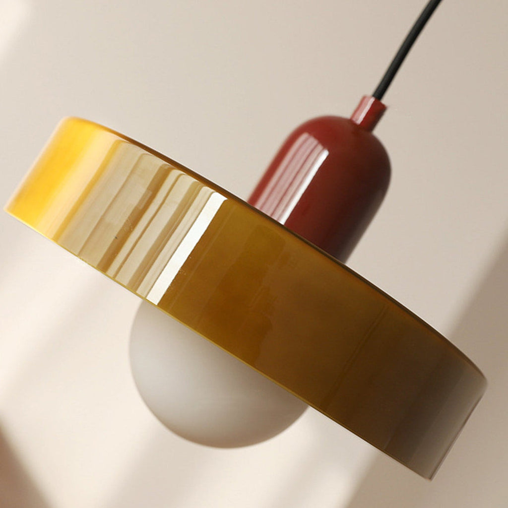 HaloLicht: Modern Art Deco Pendant Light Made of Glass for Stylish Living Spaces